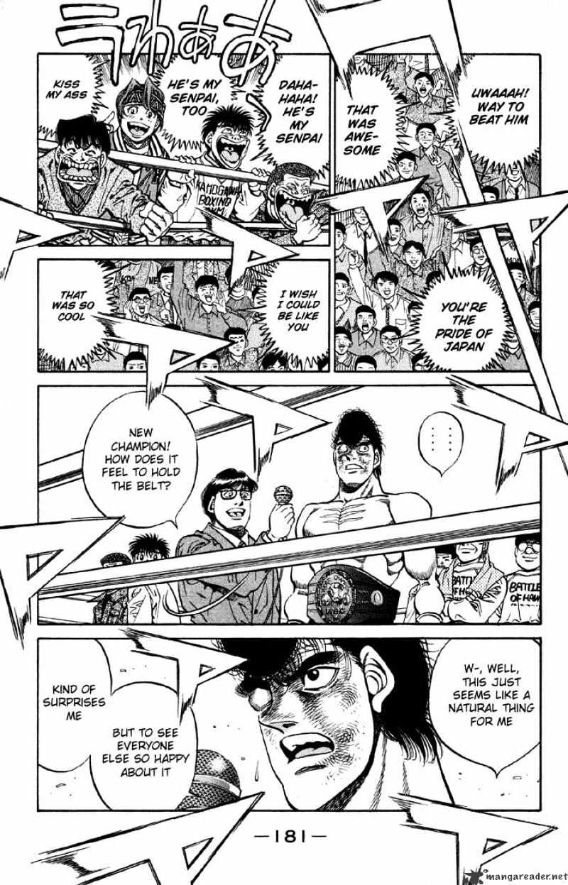 Hajime no Ippo: Fighting Spirit, Chapter 397 image 14
